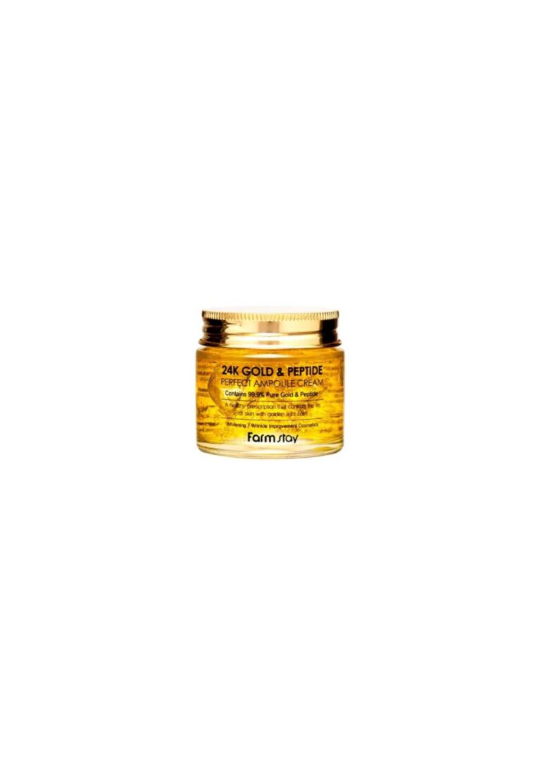 24K Gold & Peptide Perfect Ampoule Cream . βασιλικού πολτού, πεπτίδια, νιασιναμίδη και χρυσό 24Κ.