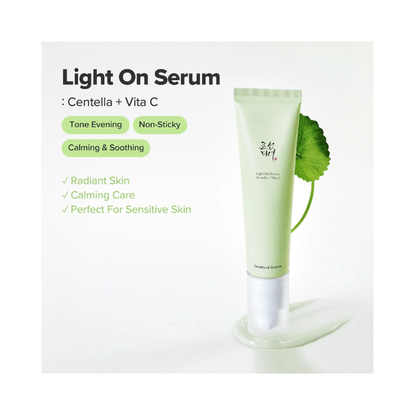 Korean skincare serum με Vitamin C και Centella για λάμψη, ενυδάτωση και calming effect
