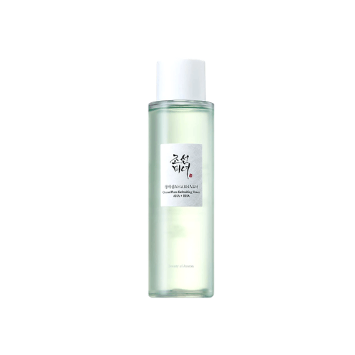 Beauty of Joseon Green Plum Refreshing Toner σε πράσινο μπουκάλι με AHA BHA για καθαρισμό και ανανέωση δέρματος