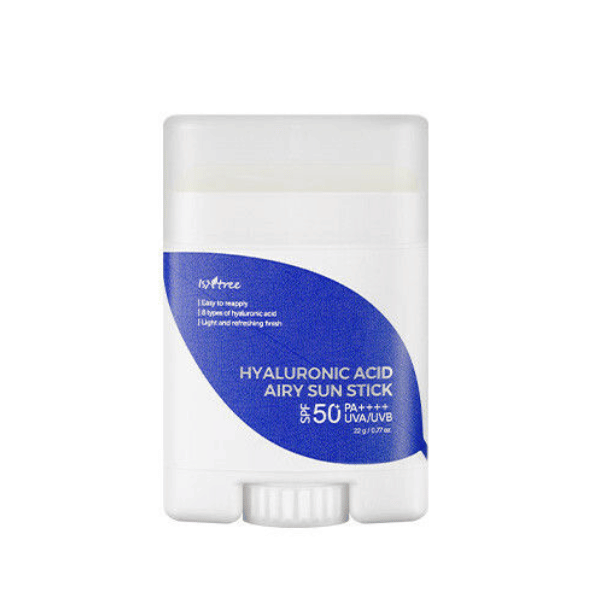 Isntree Hyaluronic Acid Airy Sun Stick SPF50+ PA++++ Korean sunscreen stick with hyaluronic acid