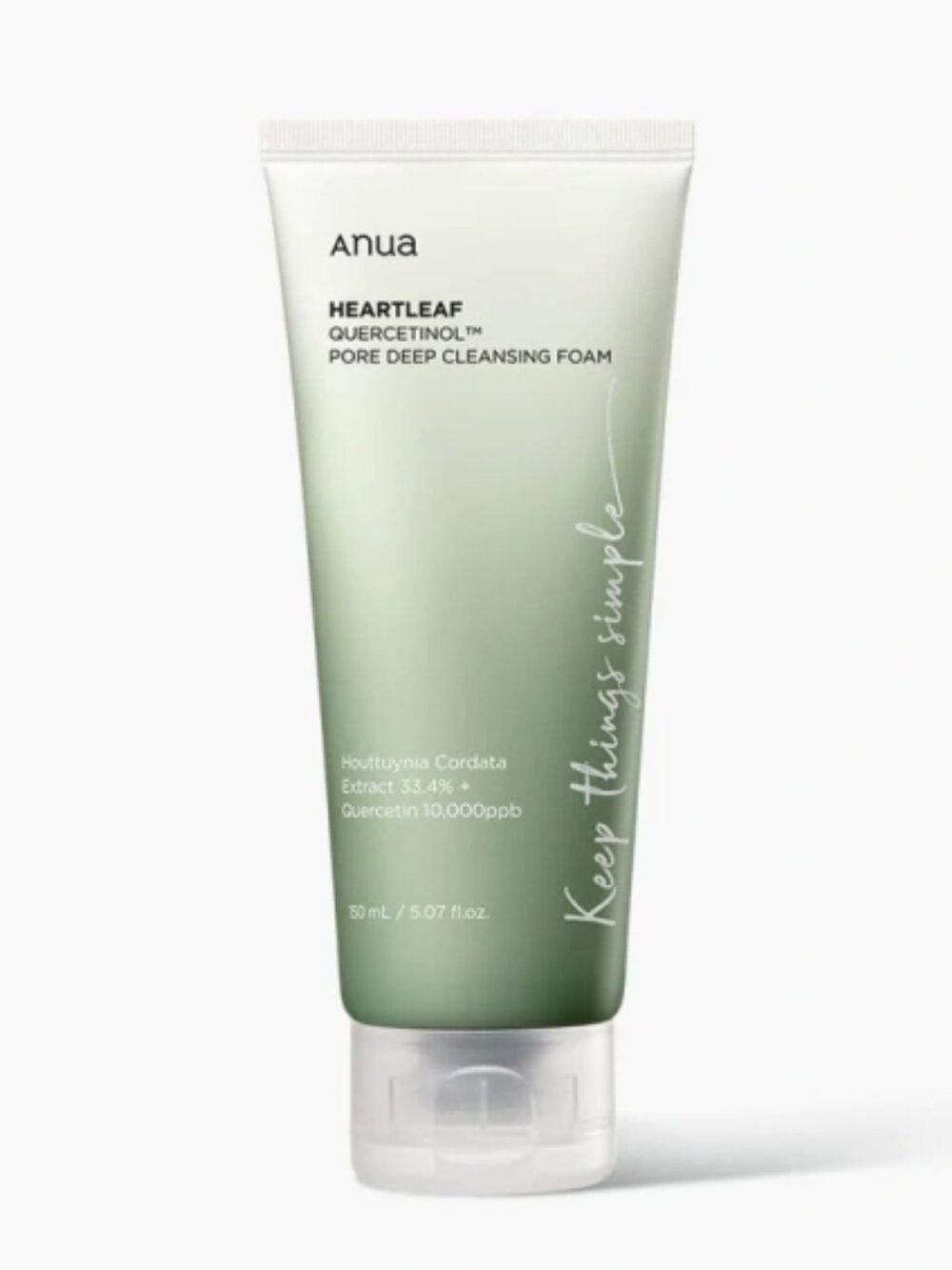 Anua Heartleaf Quercetinol Pore Deep Cleansing Foam 150ml