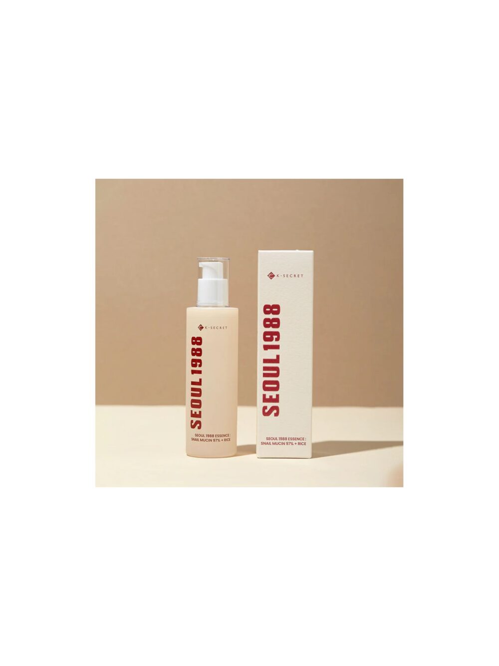 SEOUL 1988 Essence  Snail Mucin 97% + Rice - Ενυδατικό essence για αναζωογόνηση και ανανέωση