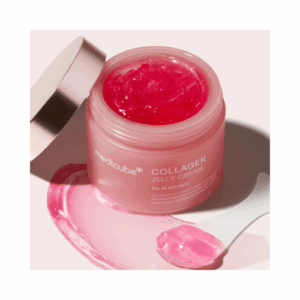 Υφή της Medicube Collagen Jelly Cream με jelly texture και υδρολυμένο κολλαγόνο