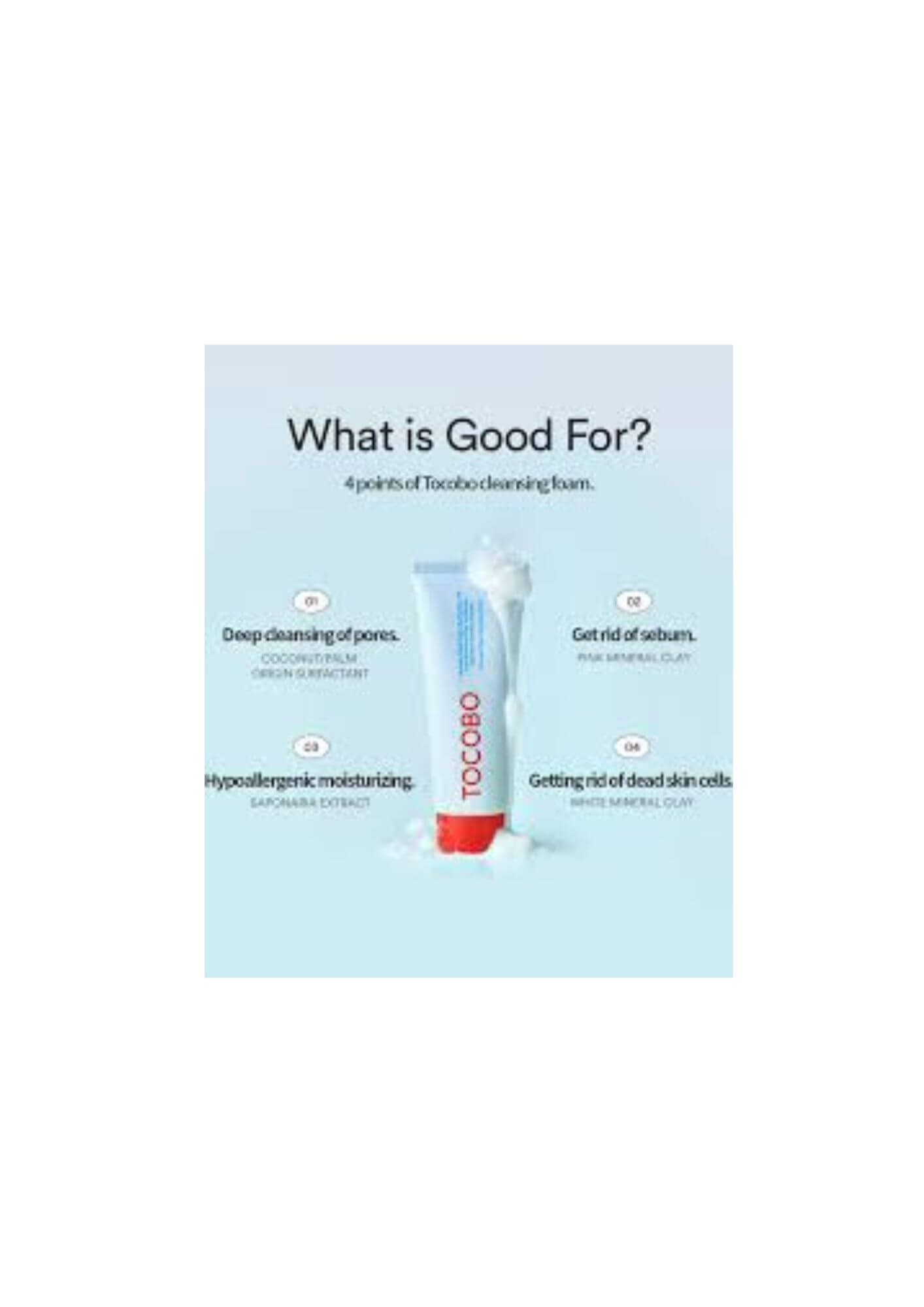 Coconut Clay Cleansing Foam 150ml