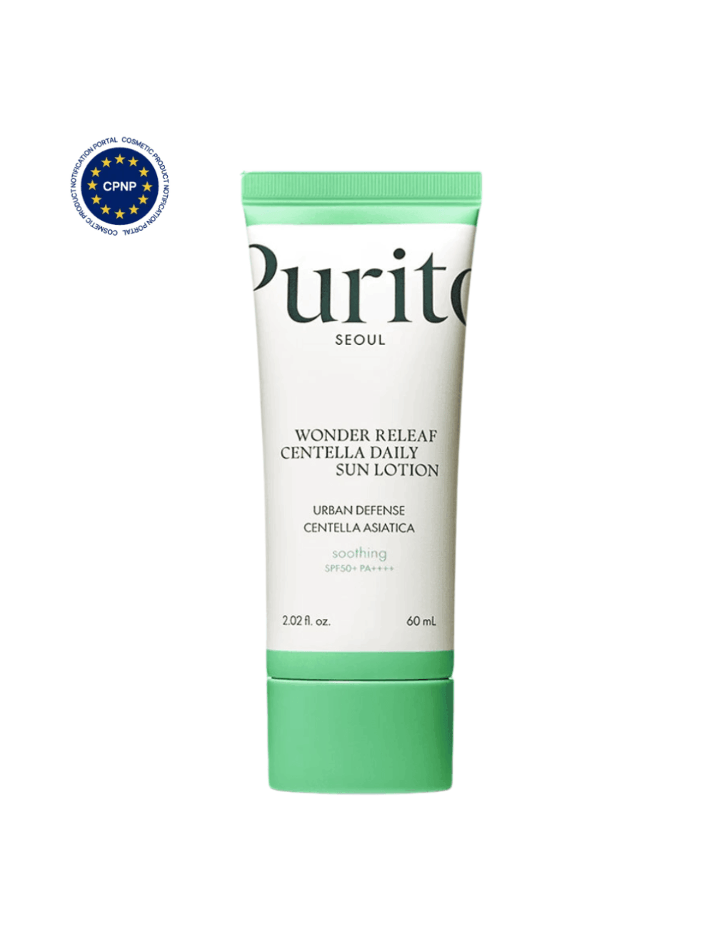 Purito Wonder Releaf Centella Daily Sun Lotion SPF50+ αντηλιακό προσώπου με centella για ευαίσθητο δέρμα