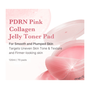 Medicube PDRN Pink Collagen Jelly Toner Pad for smooth plump and radiant skin