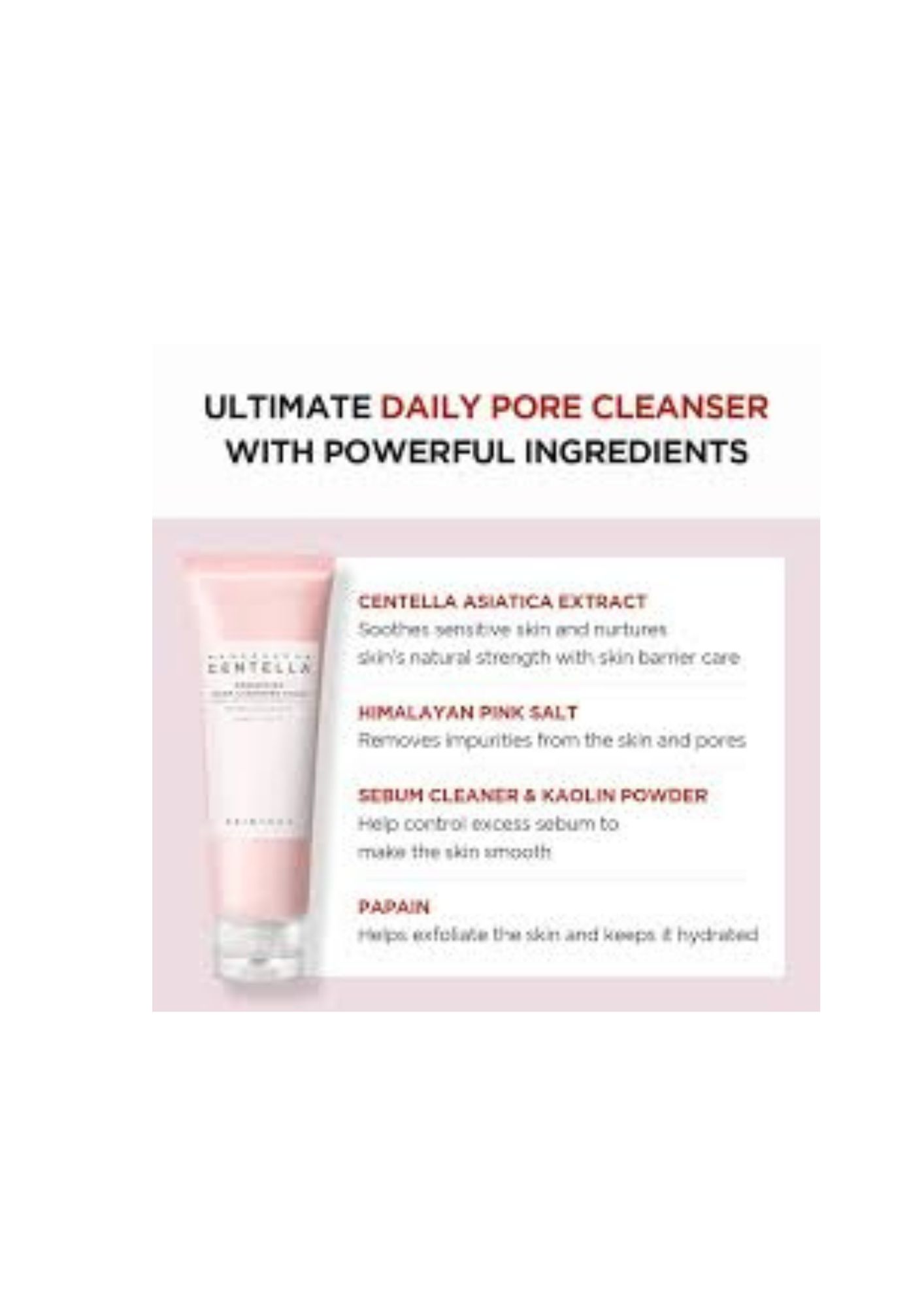 Madagascar Centella Poremizing Deep Cleansing Foam 125ml - Image 4