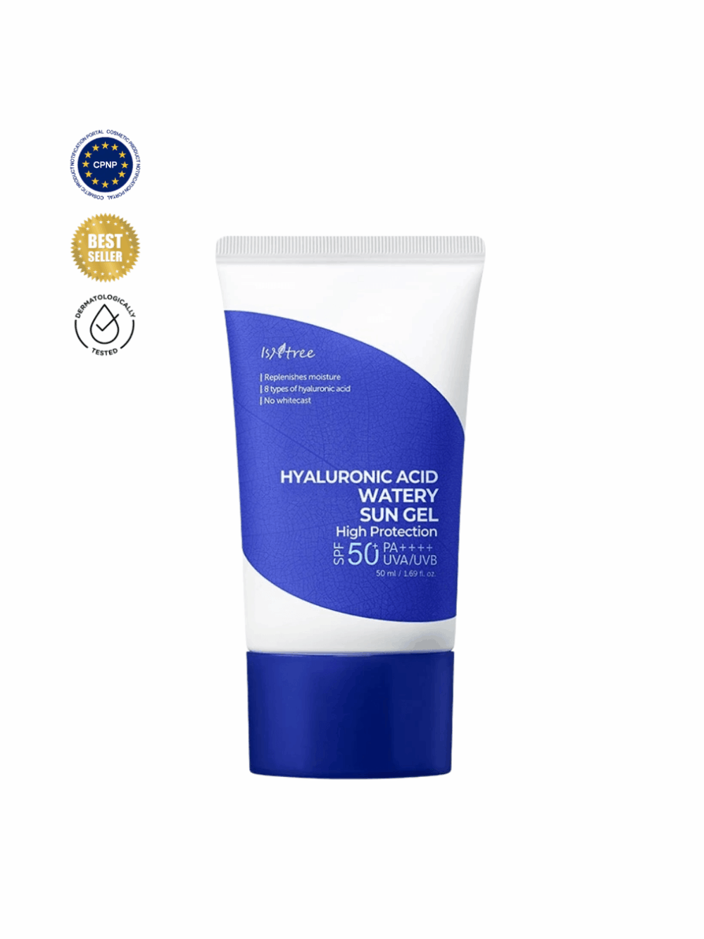 Isntree sunscreen με 8 τύπους υαλουρονικού οξέος για βαθιά ενυδάτωση και προστασία δέρματος