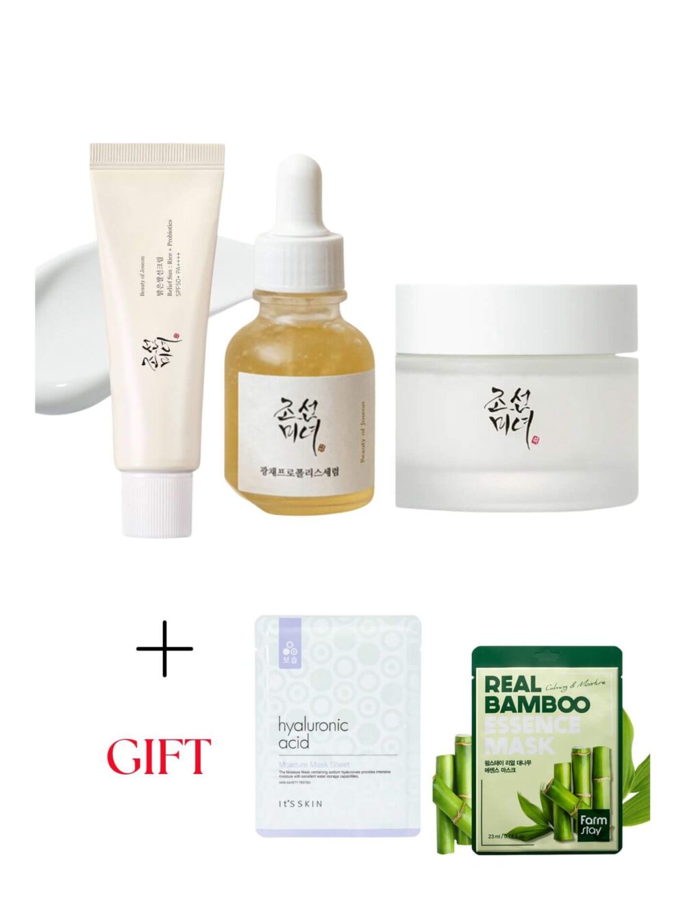 Beauty of Joseon Set : Αντηλιακή Κρέμα SPF50+, Dynasty Cream&Glow Serum με Niacinamide