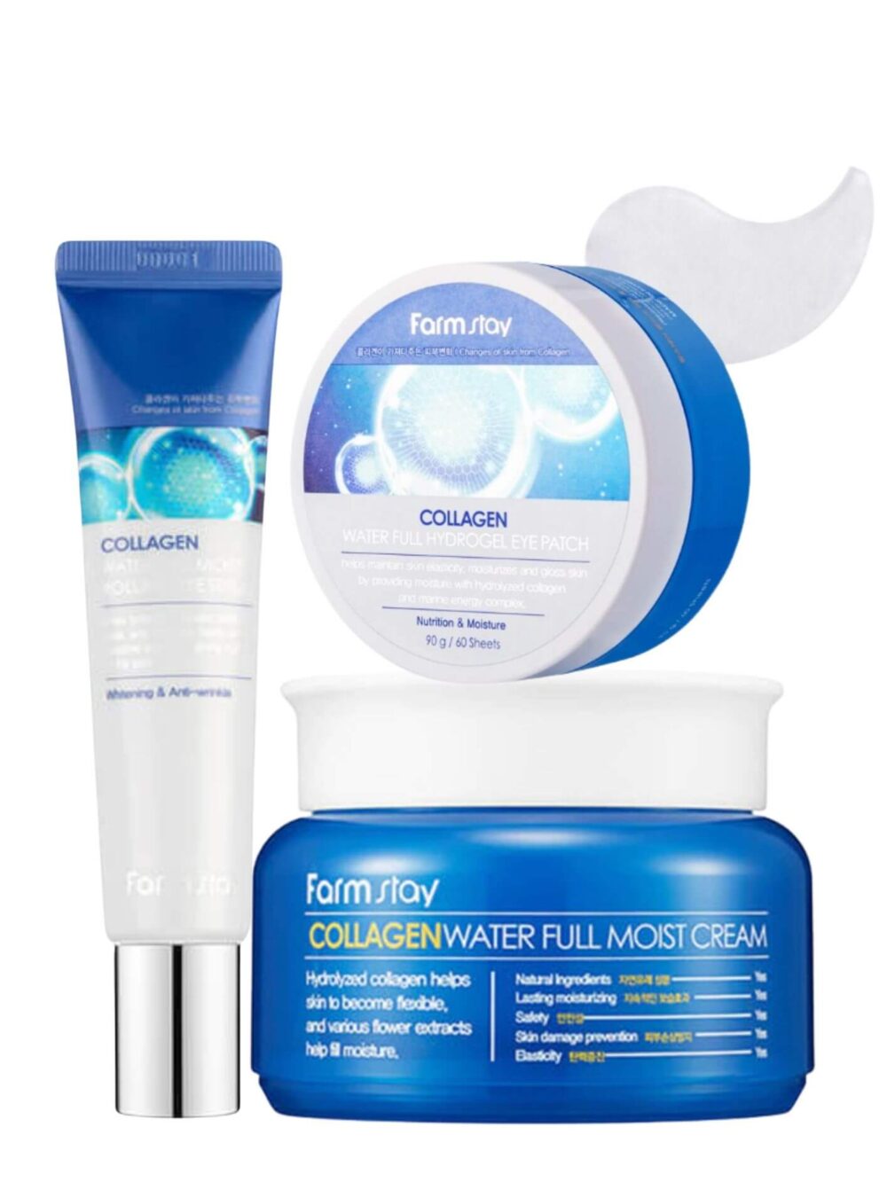 Farm Stay Collagen Hydration Cream & Eye Care Pach & Cream Eye