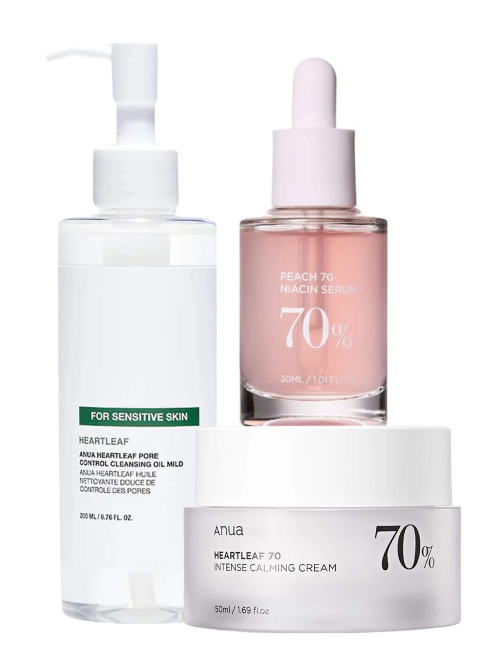 ANUA Cleansing & Hydration Set