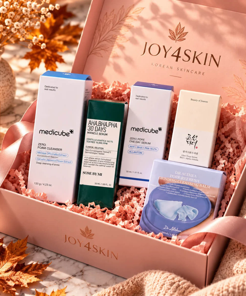Joy4Skin Pore Care & Glow Box με 5 προϊόντα Medicube, Dr. Althea, SOME BY MI και Beauty of Joseon