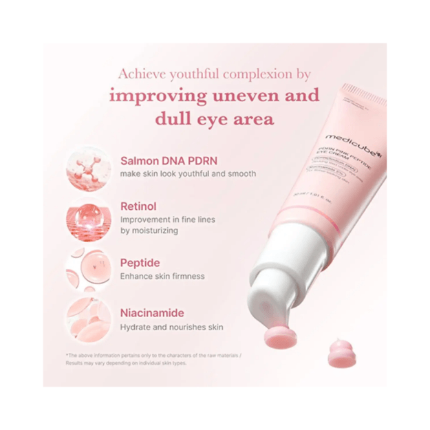 Medicube PDRN Pink Peptide Eye Cream 30ml - Image 3