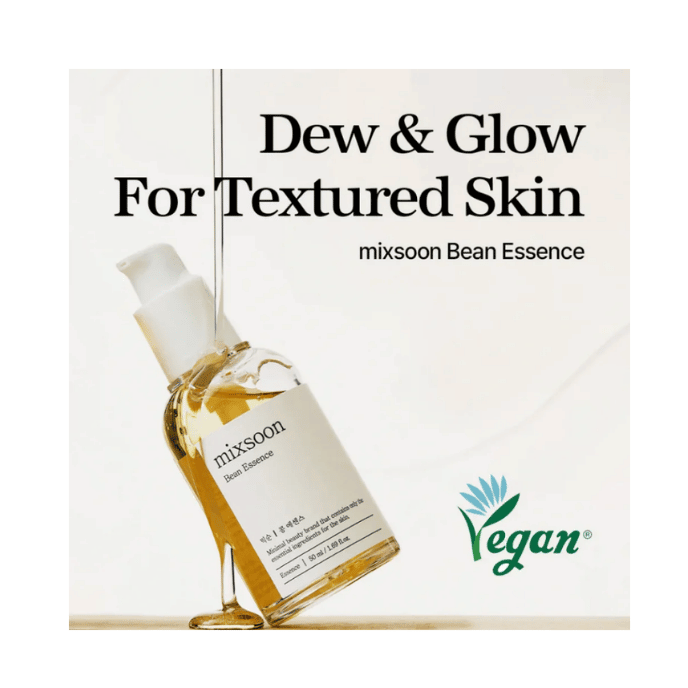 Mixsoon Bean Essence για textured skin, ενυδάτωση και dewy glow